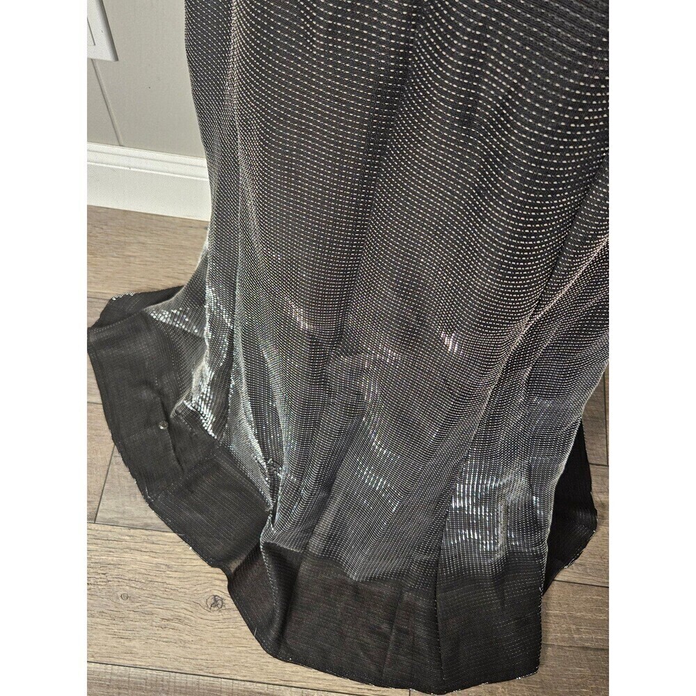 Betsey & Adam Vintage Black Metallic Formal Dress - Picture 4 of 12